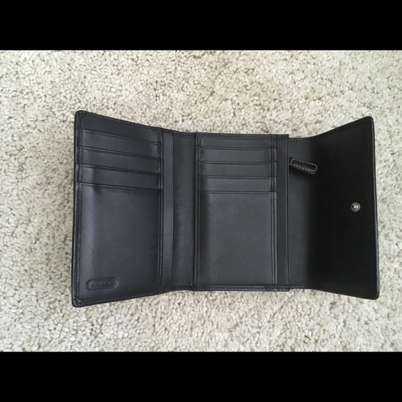 Coach Black Jacquard Wallet - Picture 3 of 3
